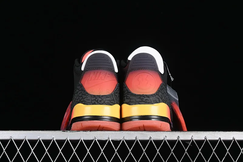 All categories Air Jordan Jordan series basketball shoes Air Jordan 3 J Balvin x Air Jordan 3 Retro "Rio" AJ3 Joe 3 Black Rainbow FN0344-001